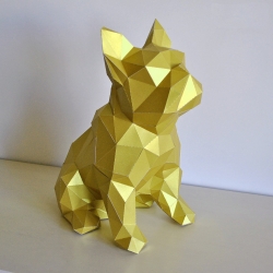 PapeRRaz - Siedzący Buldog Do-It-Yourself
